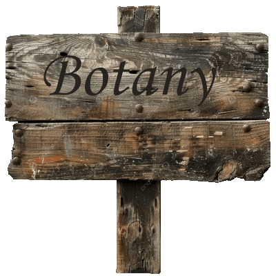 A Sign About Botany