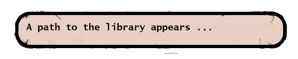 A path to the library appears